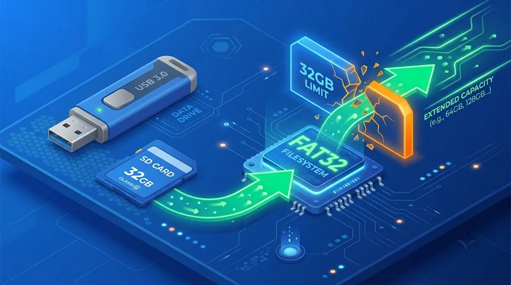 fat32格式化工具-突破32GB限制示意图