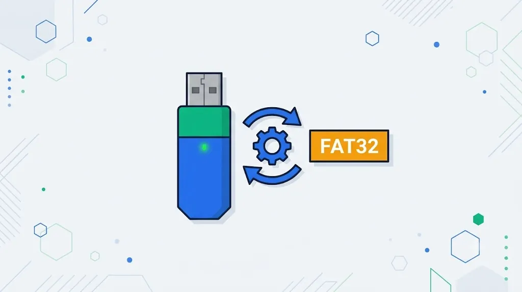 U盘格式化FAT32教程示意图