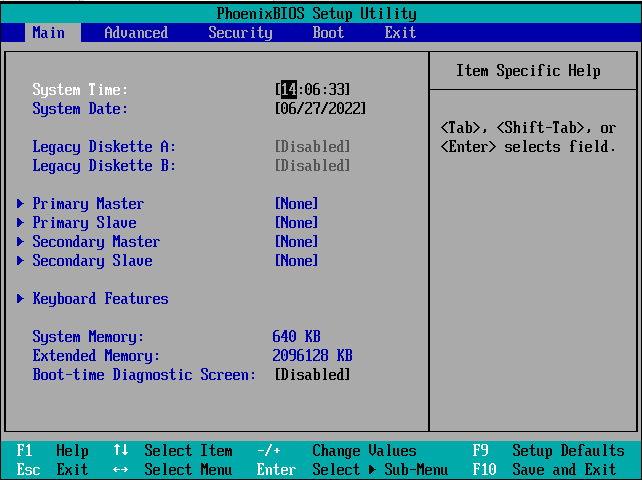 进入BIOS