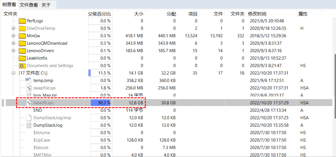 Win11休眠文件
